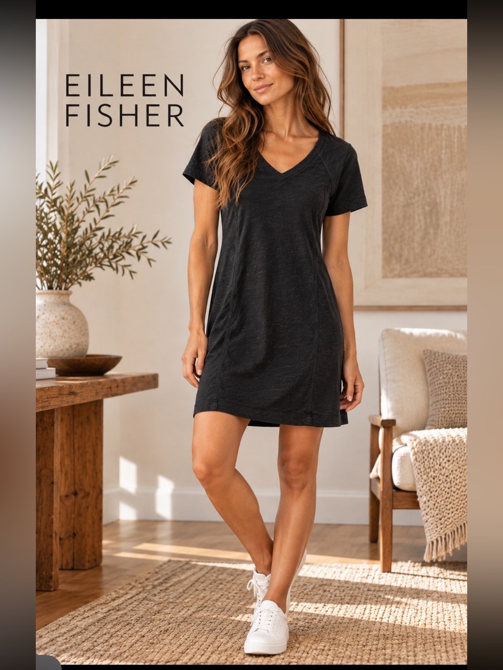 EILEEN FISHER, the organic cotton t-shirt dress!